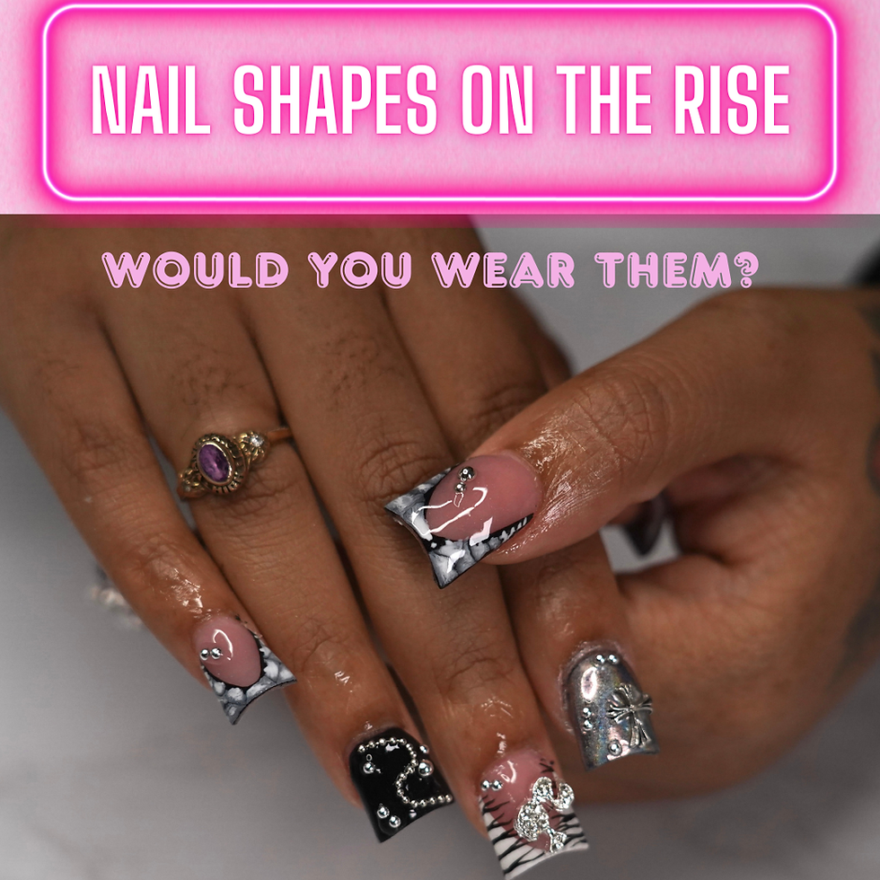 Trending Nail Shapes: Duck Nails & Lipstick Nails