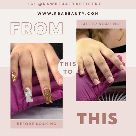 How To Remove False Nails Properly | Soak Off
