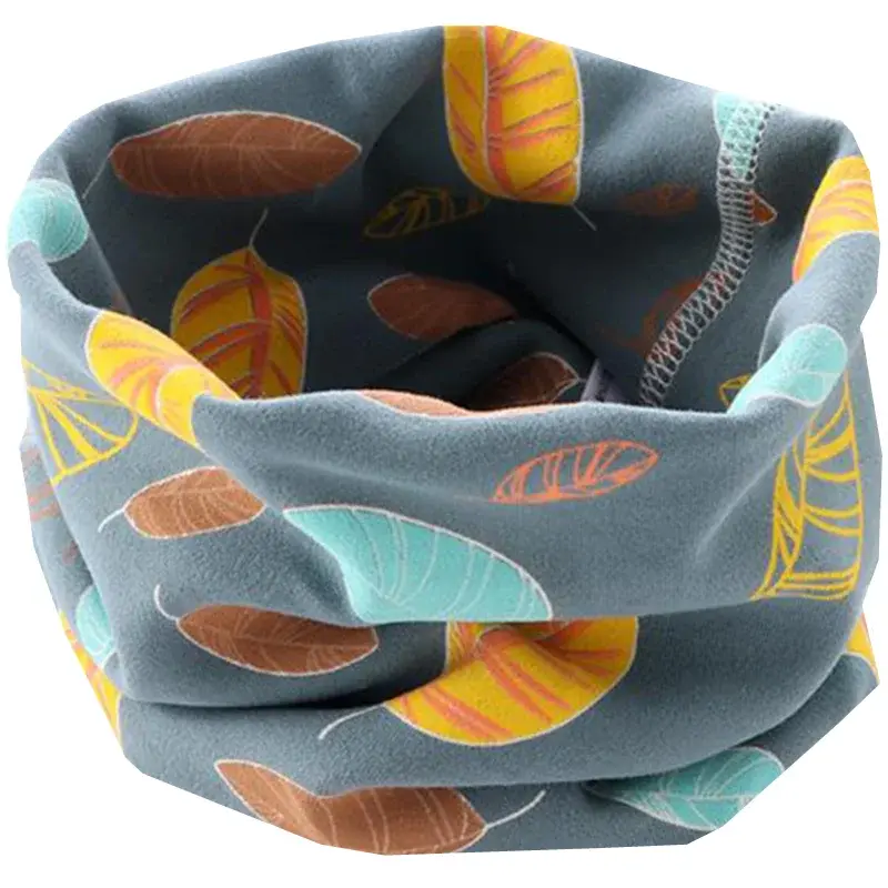 Thumbnail: New Autumn Winter Girls 100% Cotton Scarf Children Scarf Bibs LIC Boys Girls O