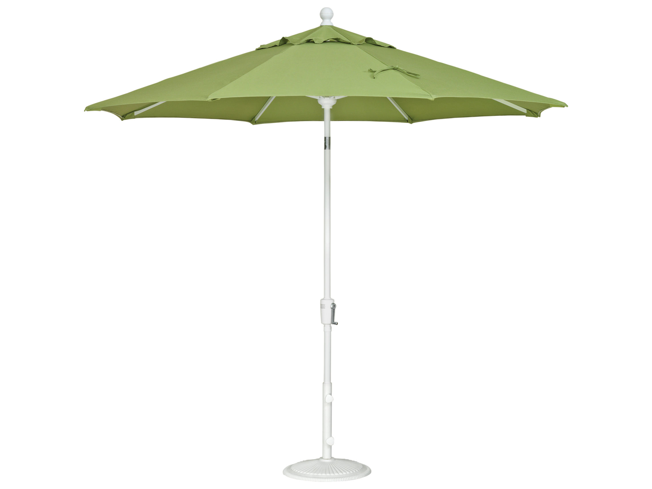 Treasure Garden Market Aluminum 9 Foot Octagon Crank Lift Umbrella