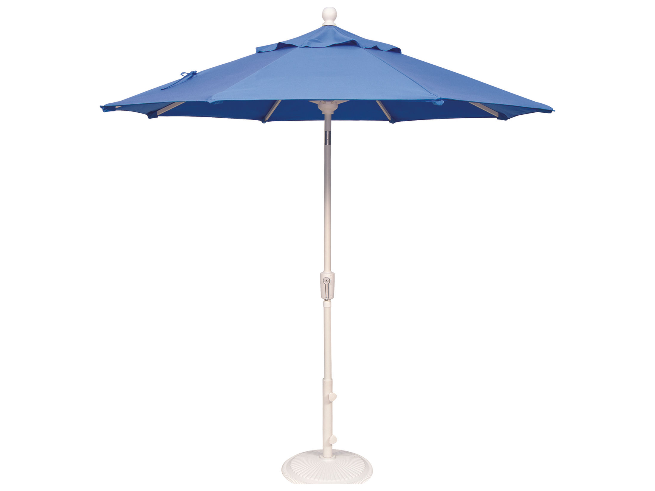 Treasure Garden 7.5 Foot Octagon Aluminum Push Button Tilt Market Umbrella