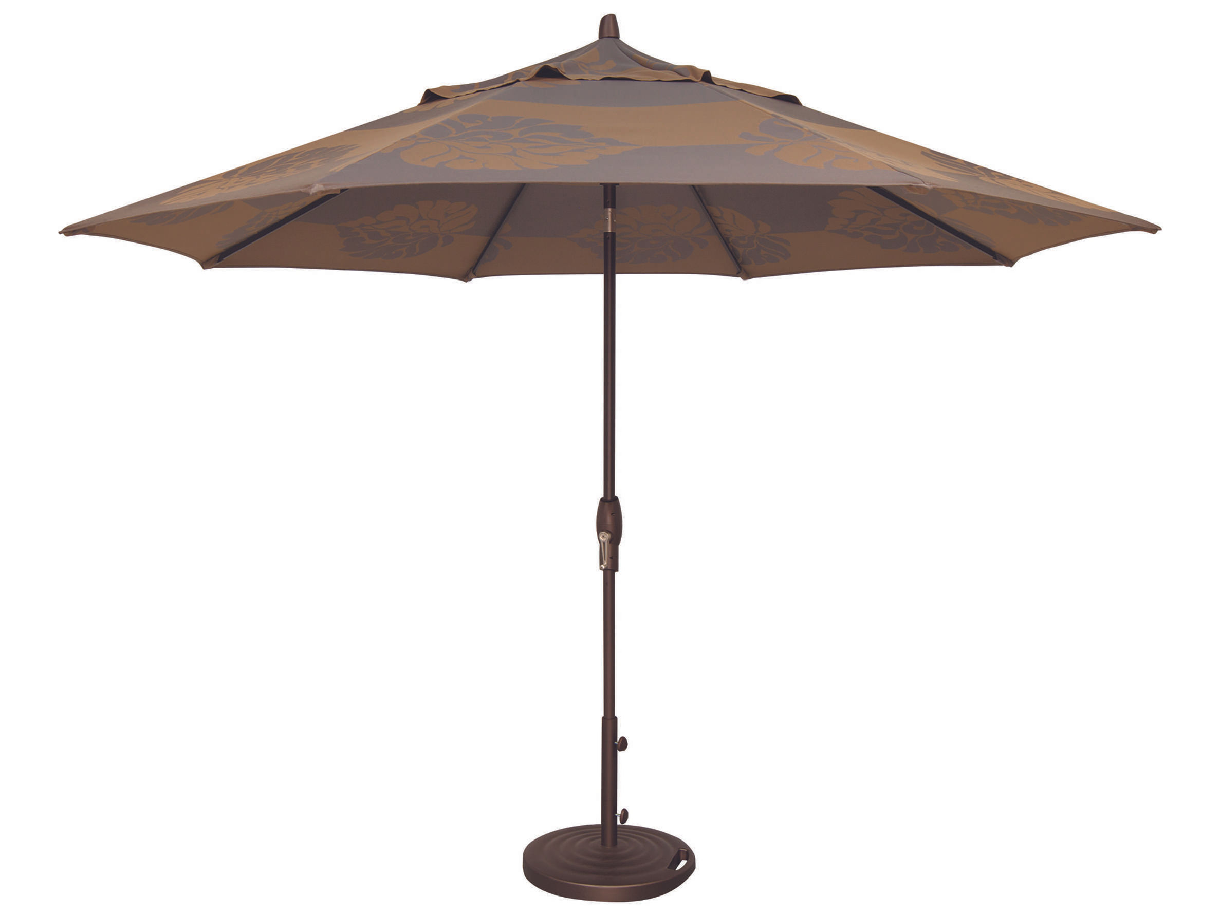 Treasure Garden Quick Ship Market 11 Foot Octagon Auto Tilt Crank Lift Umbrella