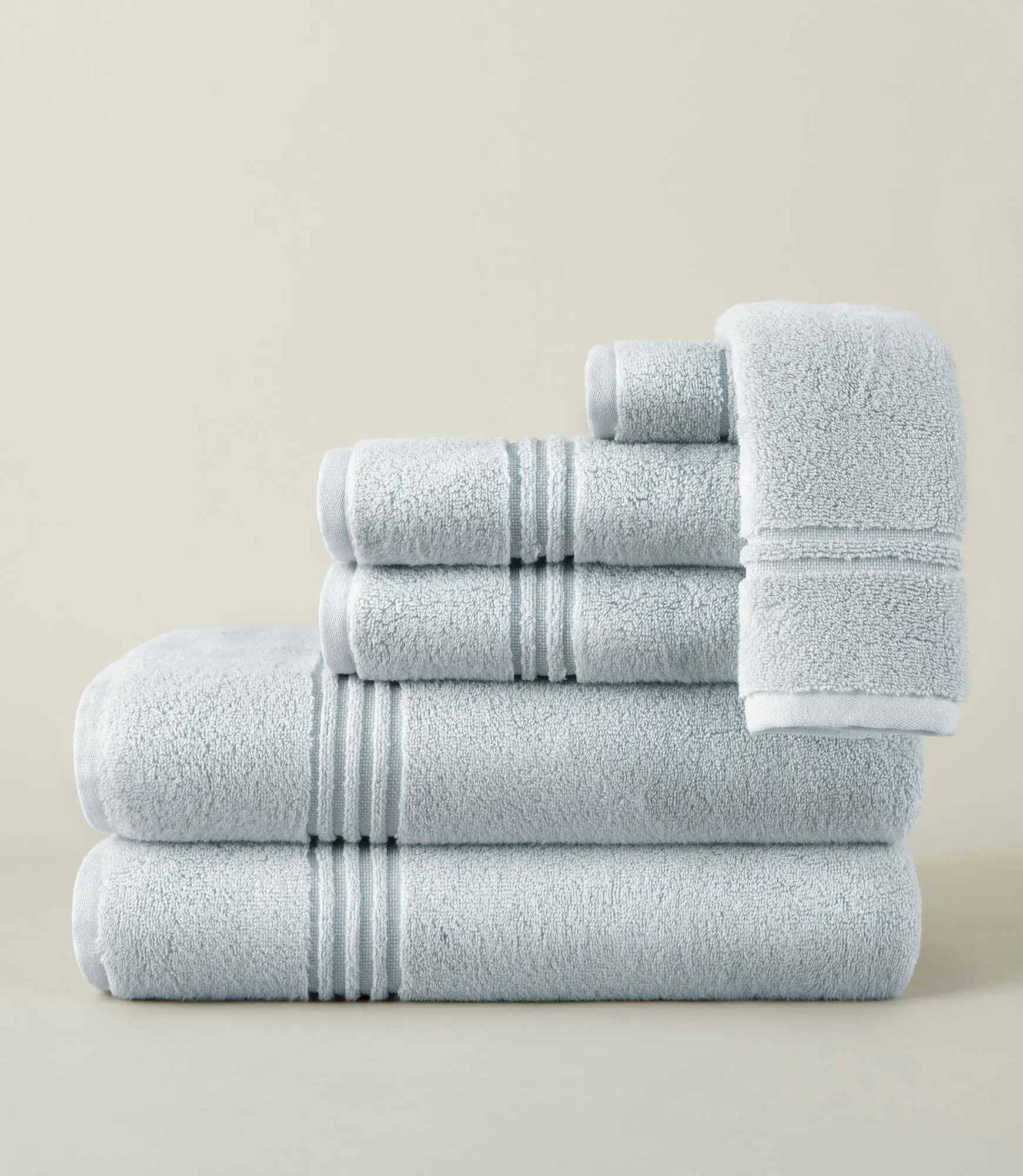 Mist Chelsea Plush Towels