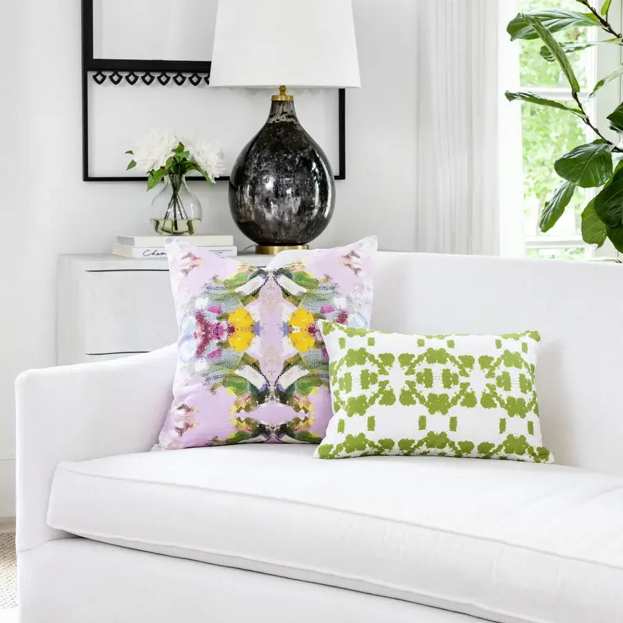 Thumbnail: Mosaic Green Decorative Pillow