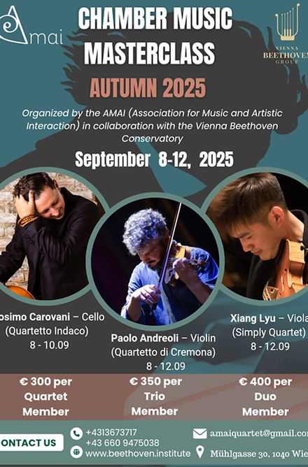 Amai - Chamber Music 2025 Flyer