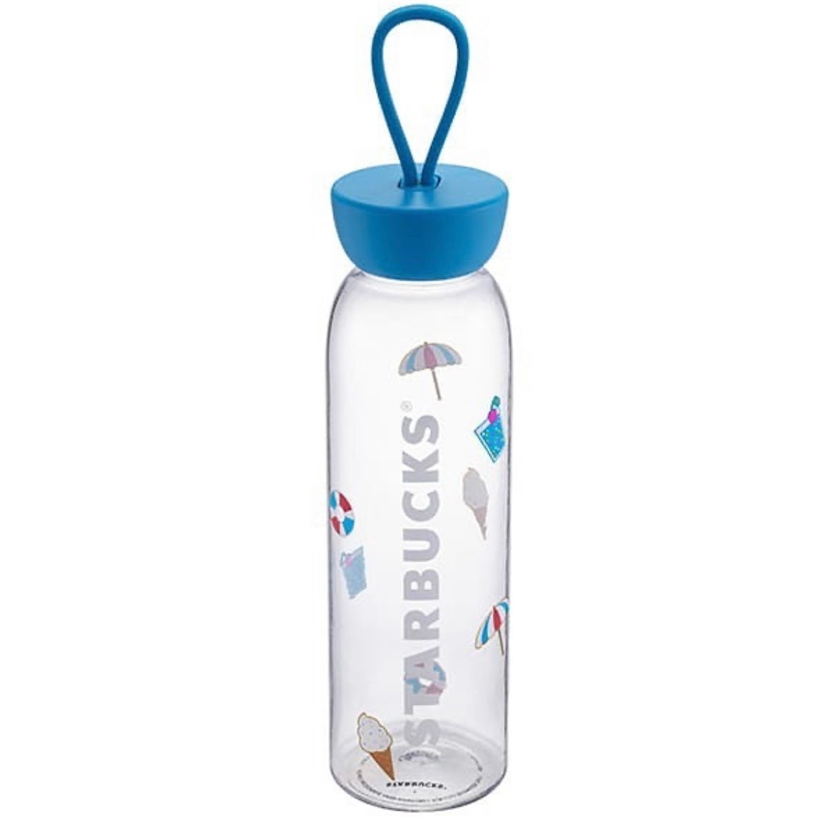 Clear Summer Water Bottle