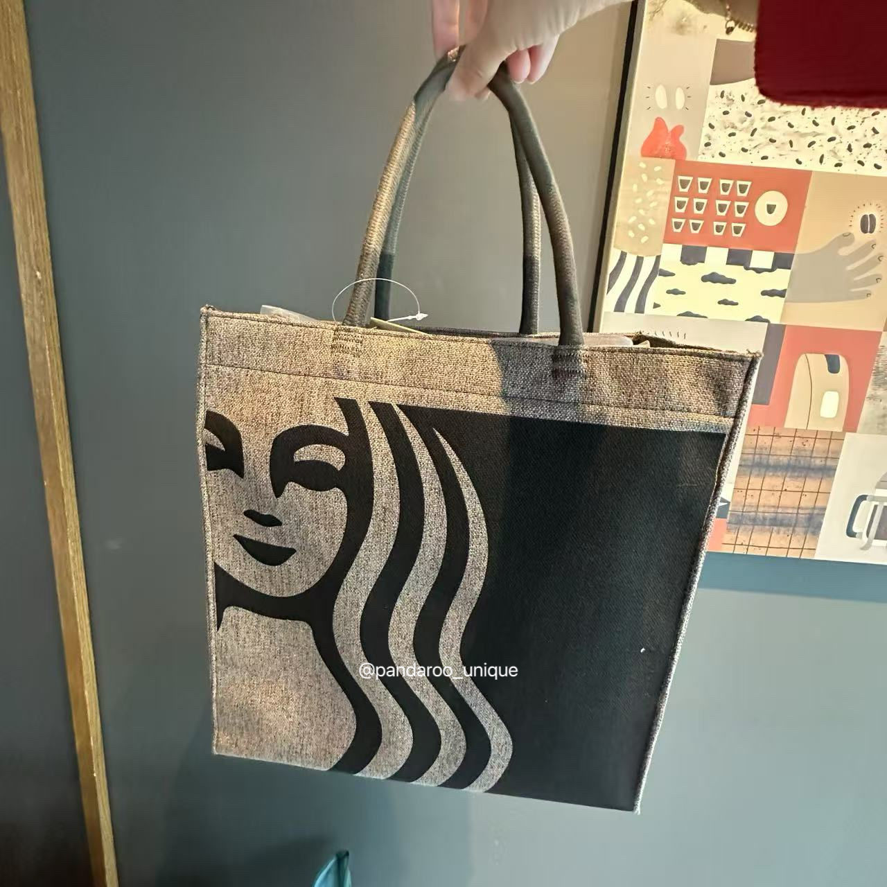 Siren Linen and Cotton Bag