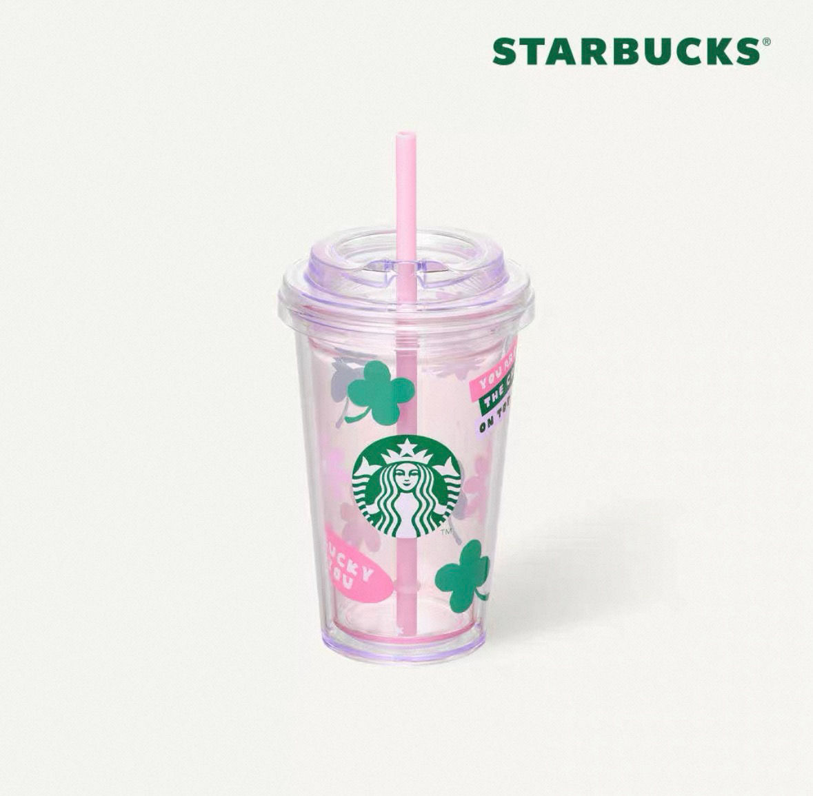Clear Straw Cup Back to School Collection Korea 2026