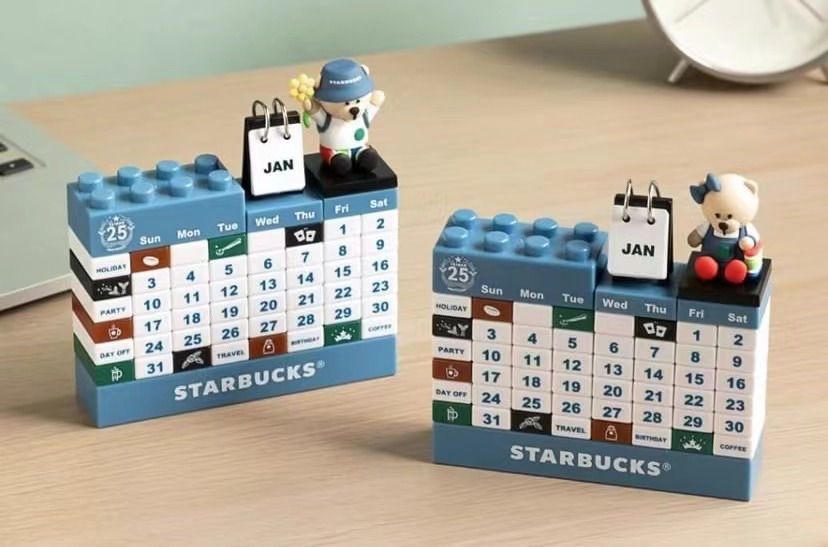 Starbucks Building Blocks Calendar