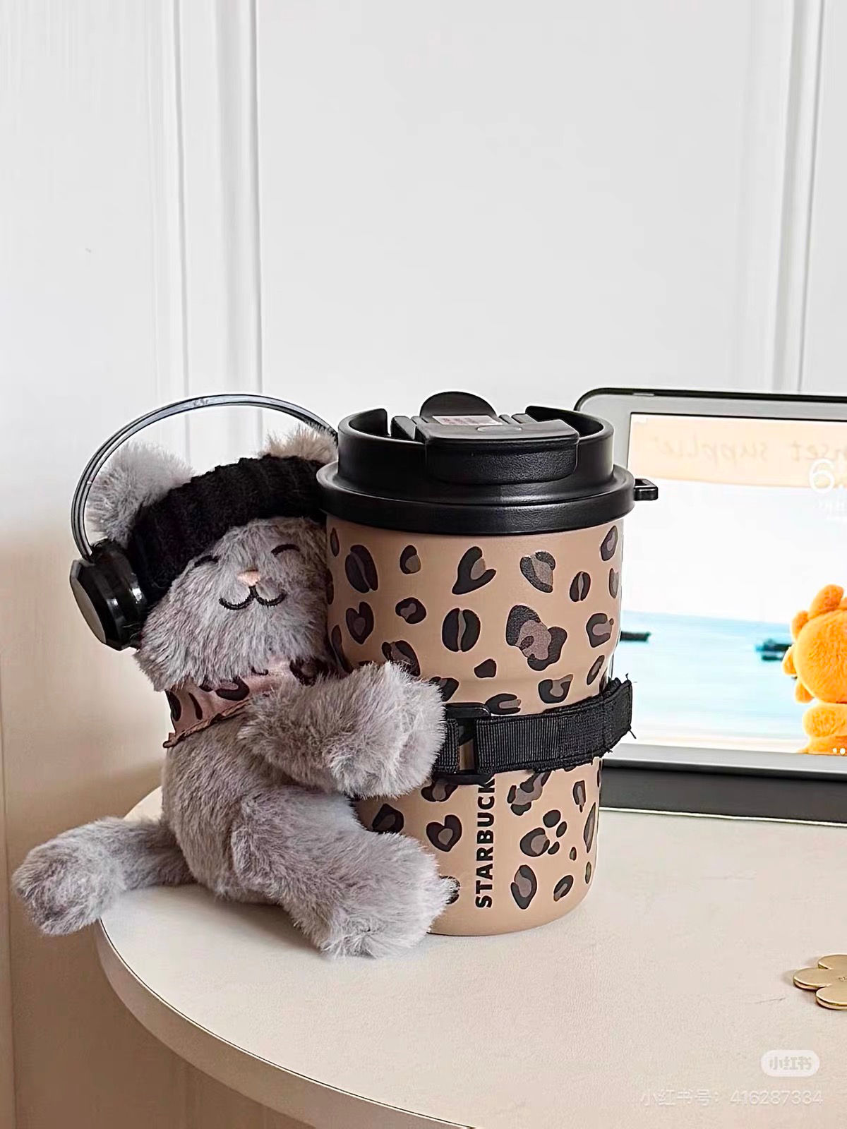Double Drinking Ways SS Leopard Cup with Random Cat Leopard Print China 2026