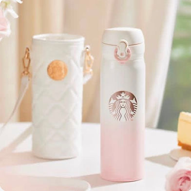 Stanley x Starbucks Blue Pink Quencher Tumbler China Summer