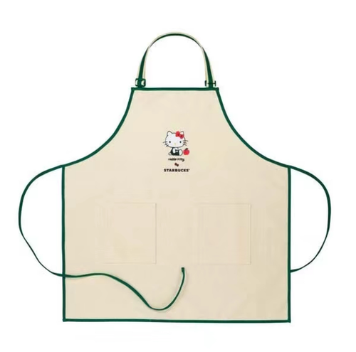 最終値下げ　ハローキティ STARBUCKS エプロン Apron Hello Kitty x Starbucks Asia | Pandaroo Unique