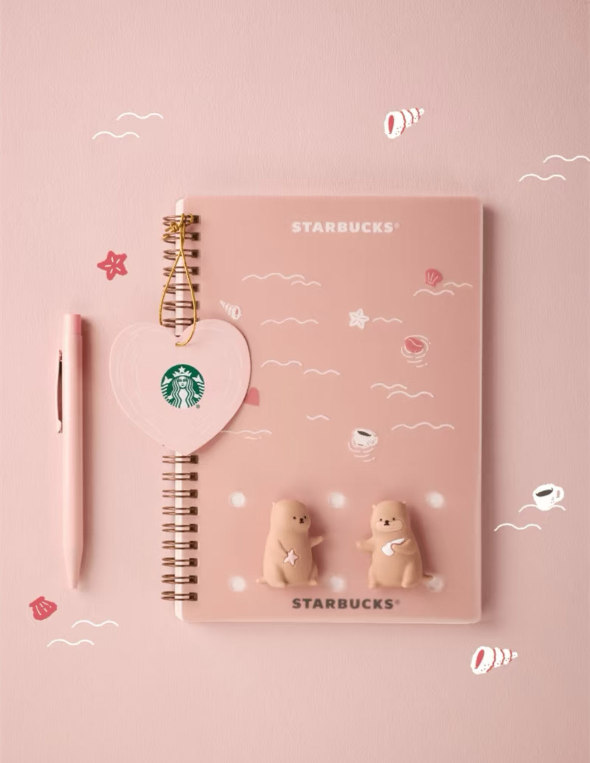 Otter Notebook and Pen China Valentine’s Day 2025
