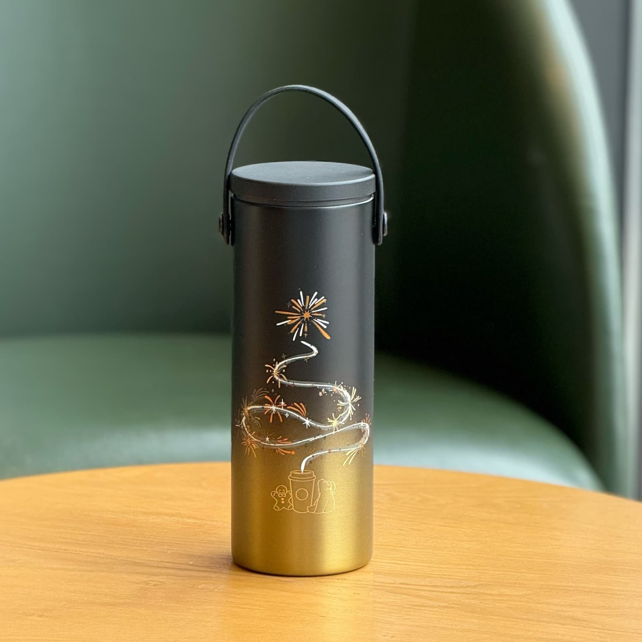 Black Gold Fireworks Stainless Steel Cup with Handle China Winter Fireworks 2024