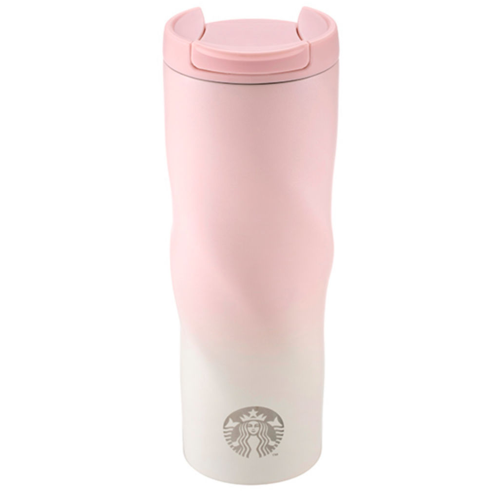 Sakura Ombre Pink Twist Stainless Steel Tumbler Taiwan Sakura Spring 2025
