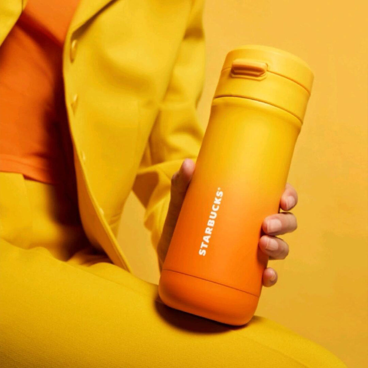 Yellow Stainless Steel Cup China Summer Dopamine 2024