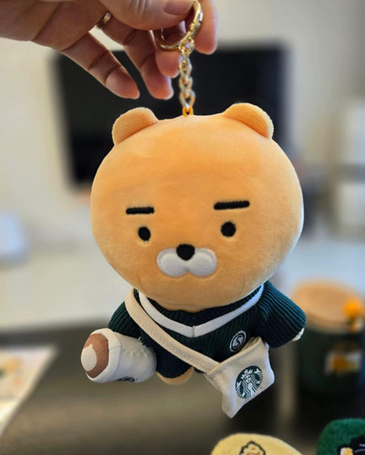 【韓国スタバ】KAKAO FRIENDS★MyBuddy Ryan Keychain Starbucks Korea 2024 x Kakao Friends Mybuddy Choonsik Ryan