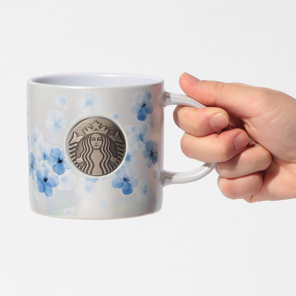 Blue Sakura Ceramic Mug Twinkle Gently Japan 2026