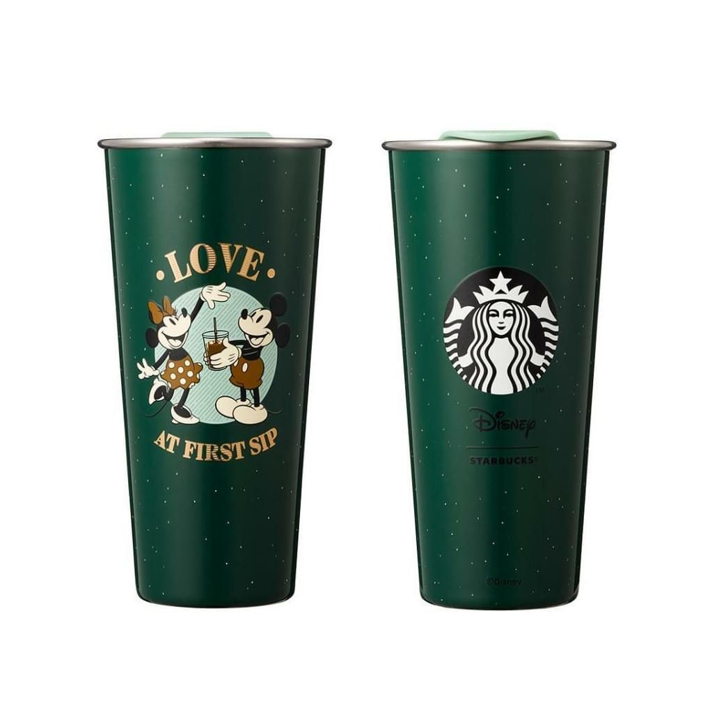 Starbucks x Disney Autumn 2023 Love at First Sight Green Stainless Steel Cup