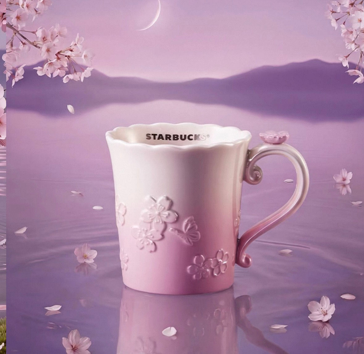 Sakura Embossed Ceramic Mug Sakura / Cherry Blossom China Spring 2026