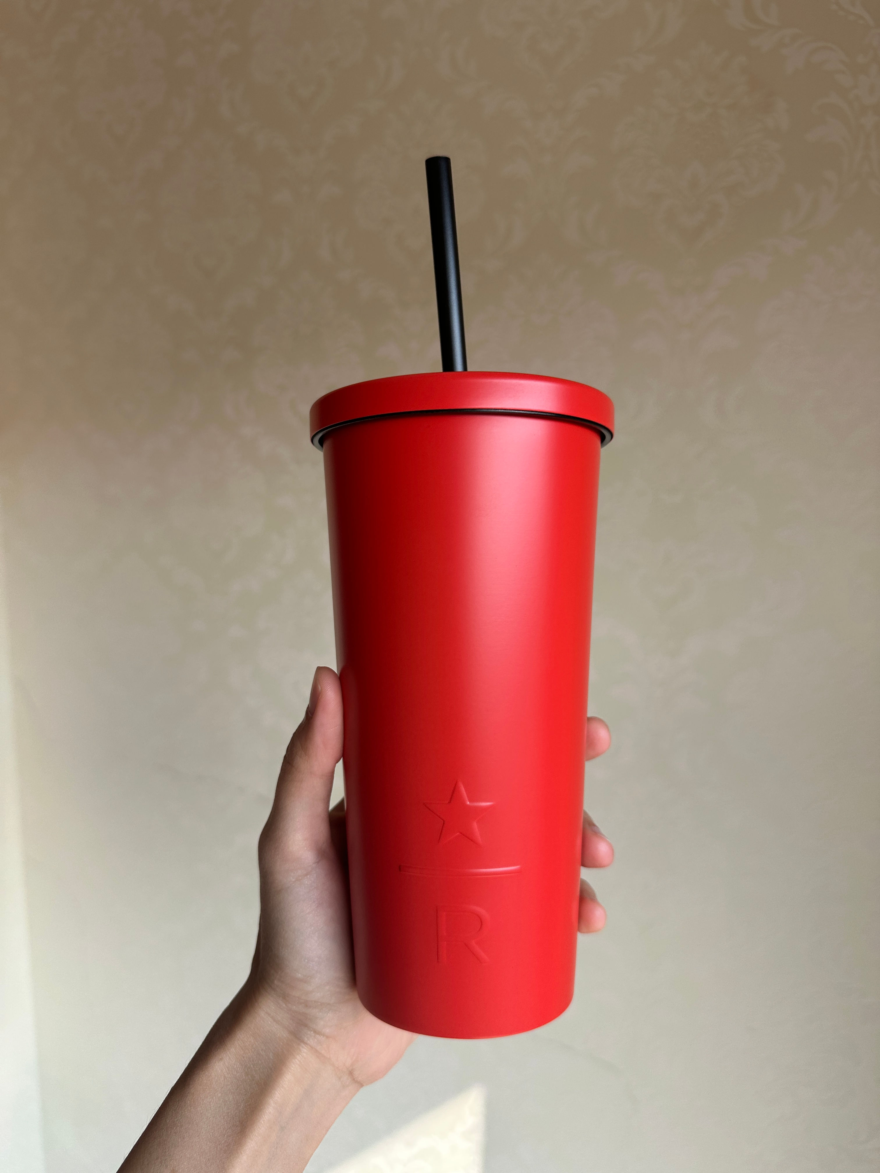 Red Reserve Stainless Steel Straw Cup