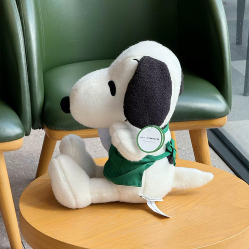 Snoopy Plush Peanuts Snoopy x Starbucks Asia 2025 | Pandaroo Unique