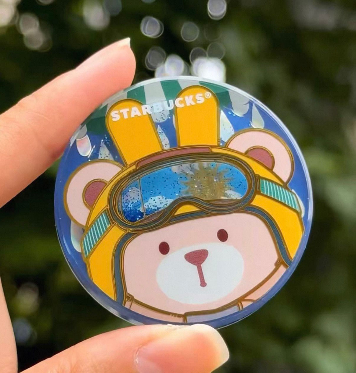 Bearista After the Rain Quicksand Badge 
