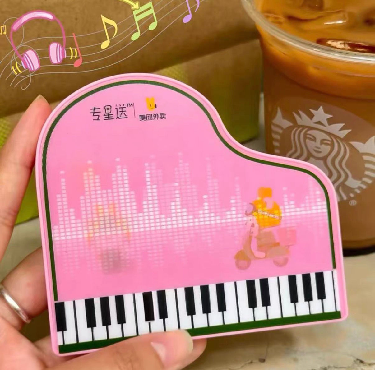Piano Coaster Plays Music When Cup is Placed On It