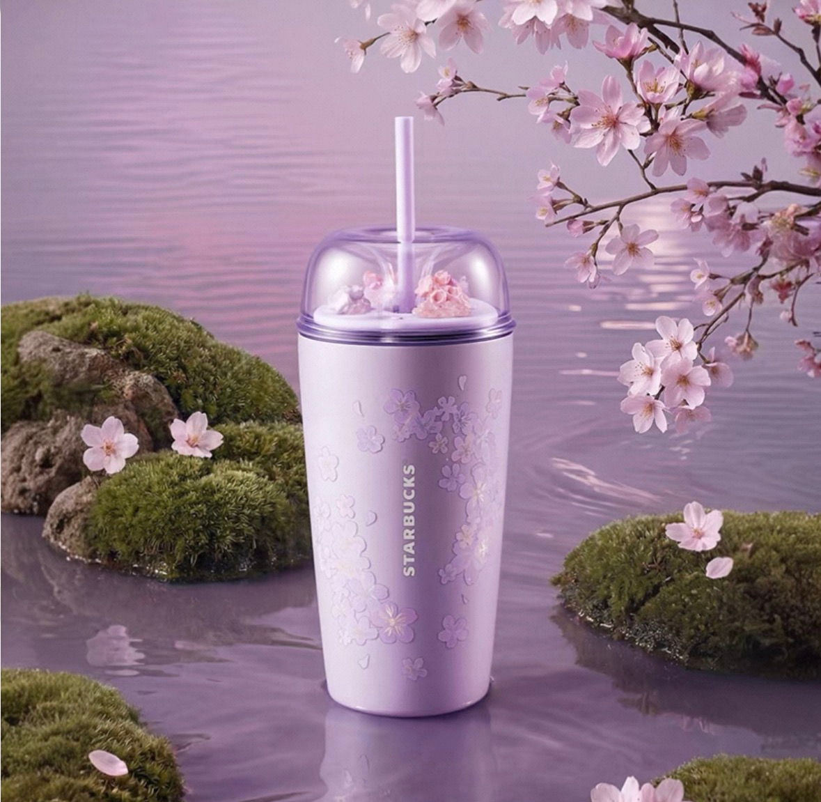 Sakura Dome SS Straw Tumbler Sakura / Cherry Blossom China Spring 2026