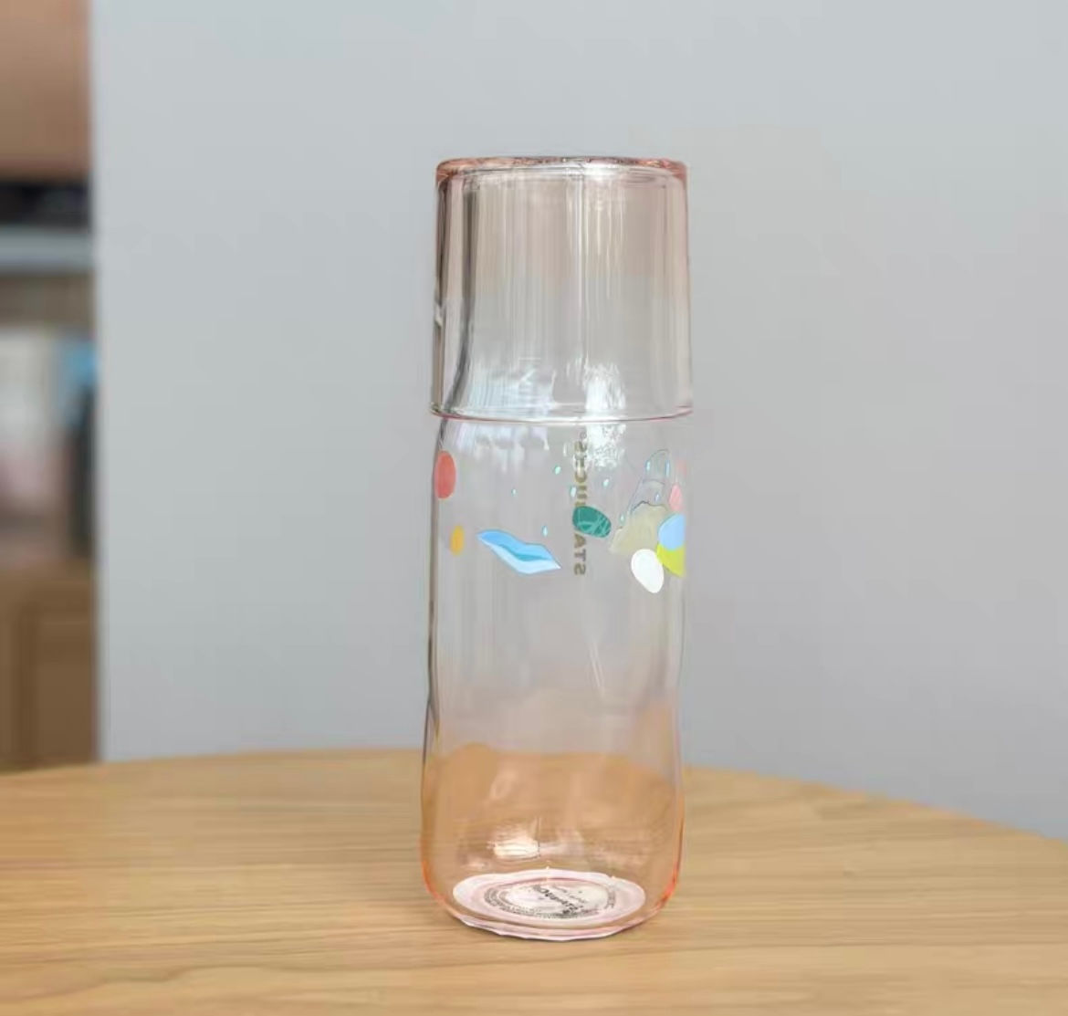 Nature Glass Jug and Cup Set