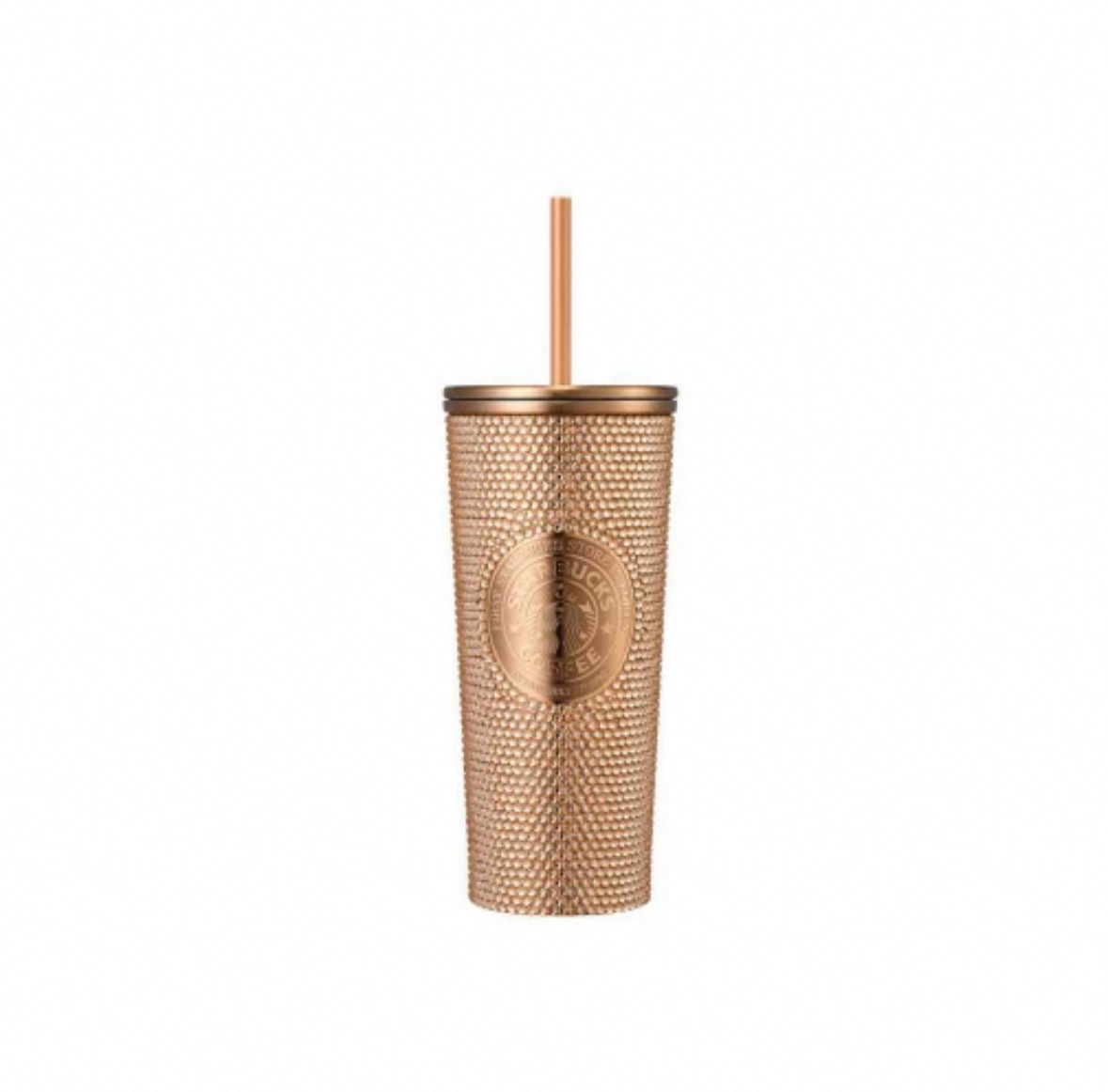 Stainless Steel Rhinestone Straw Cup Korea Starbucks First Store Edae 2025