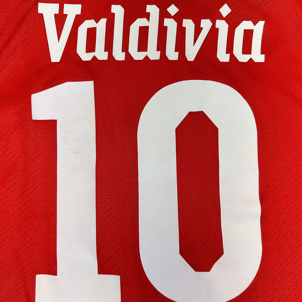 Miniatura: Seleção Chile 2010 2011 Home #10 Valdívia  Tam: GG (Nota: 9,5)