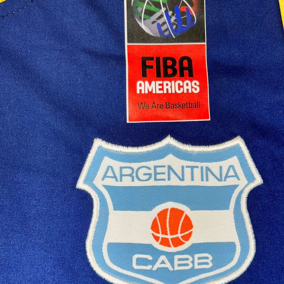 Miniatura: Regata Seleção Argentina Basquete 2010 2011 Away #9 Eduardo Tam GG (Nota: 9,5)