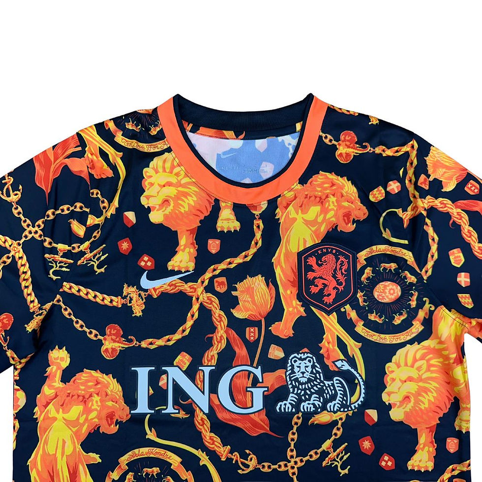 Miniatura: Seleção Holanda 2026 Pré Jogo Collab Nike x Patta Tam: G (Nova)