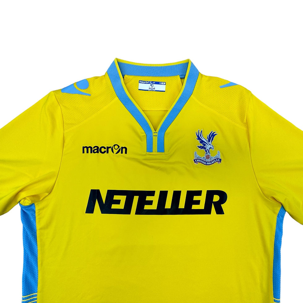 Miniatura: Crystal Palace 2014 2015 Away Modelo Jogador Tam: 3XL (Nota: 9,5)