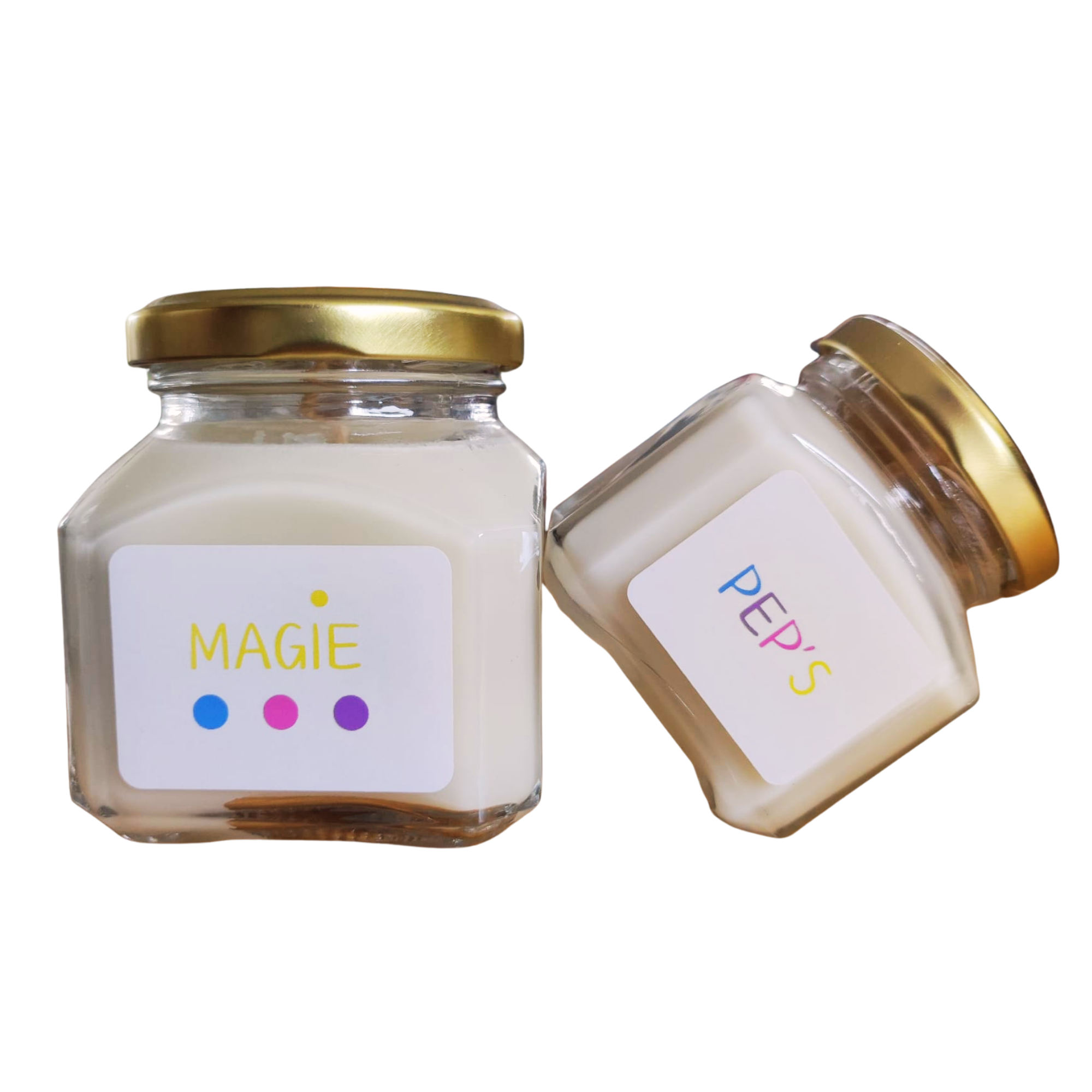 Duo bougies parfumées MAGIE + PEPS
