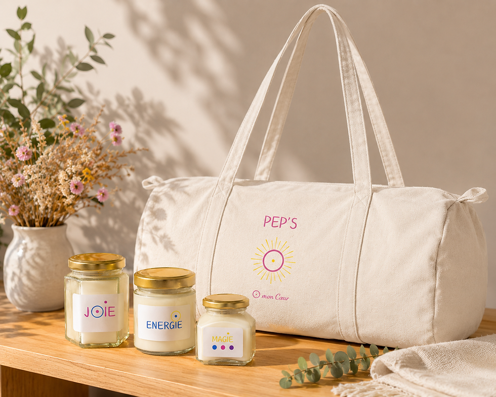 Miniature : Sac polochon ivoire PEPS