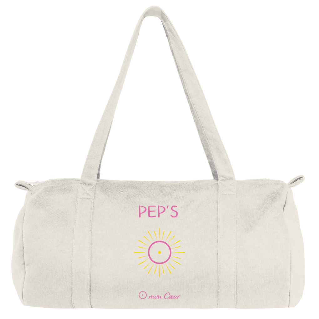 Sac polochon ivoire PEPS