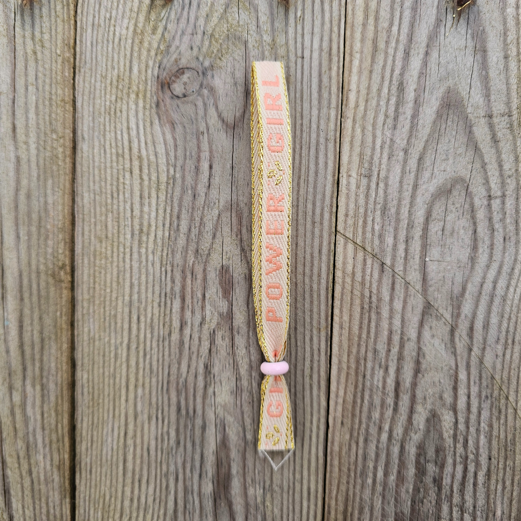 Bracelet ruban GIRL POWER