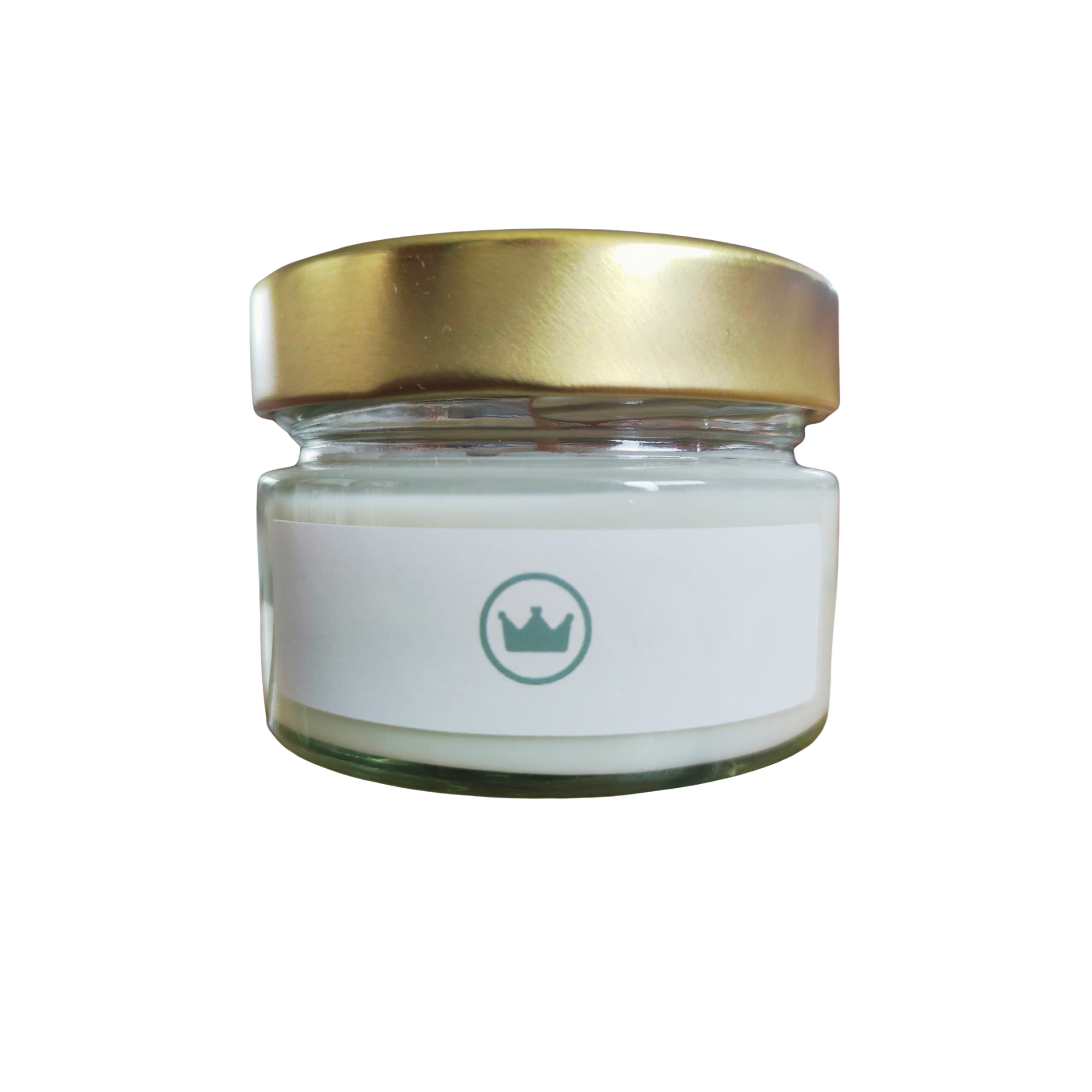 Bougie parfumée en verre ROI DE COEUR