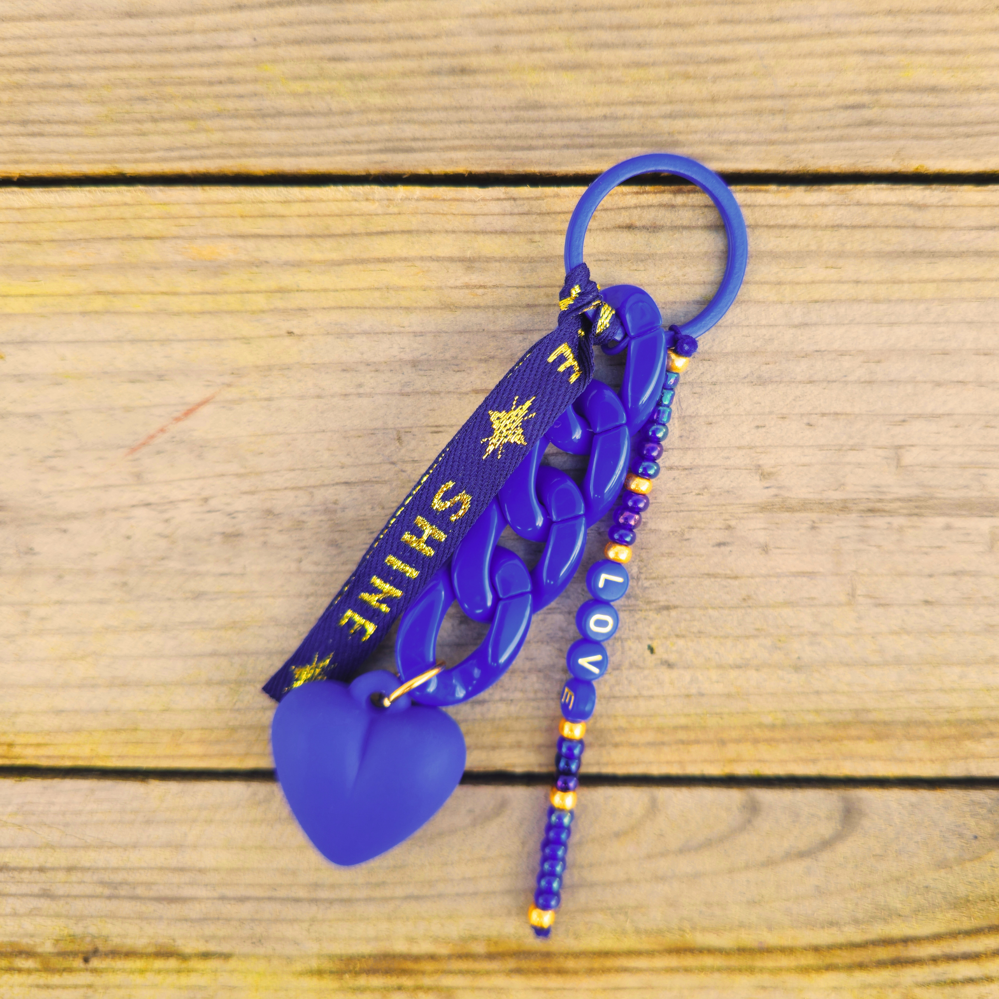 Porte-clés Cœur SHINE