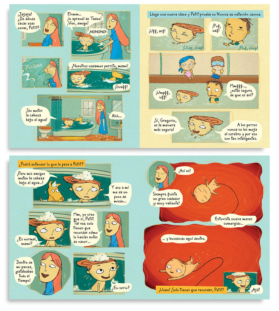 Miniatura: PETIT: ¡No quiero que se me moje el cerebro!