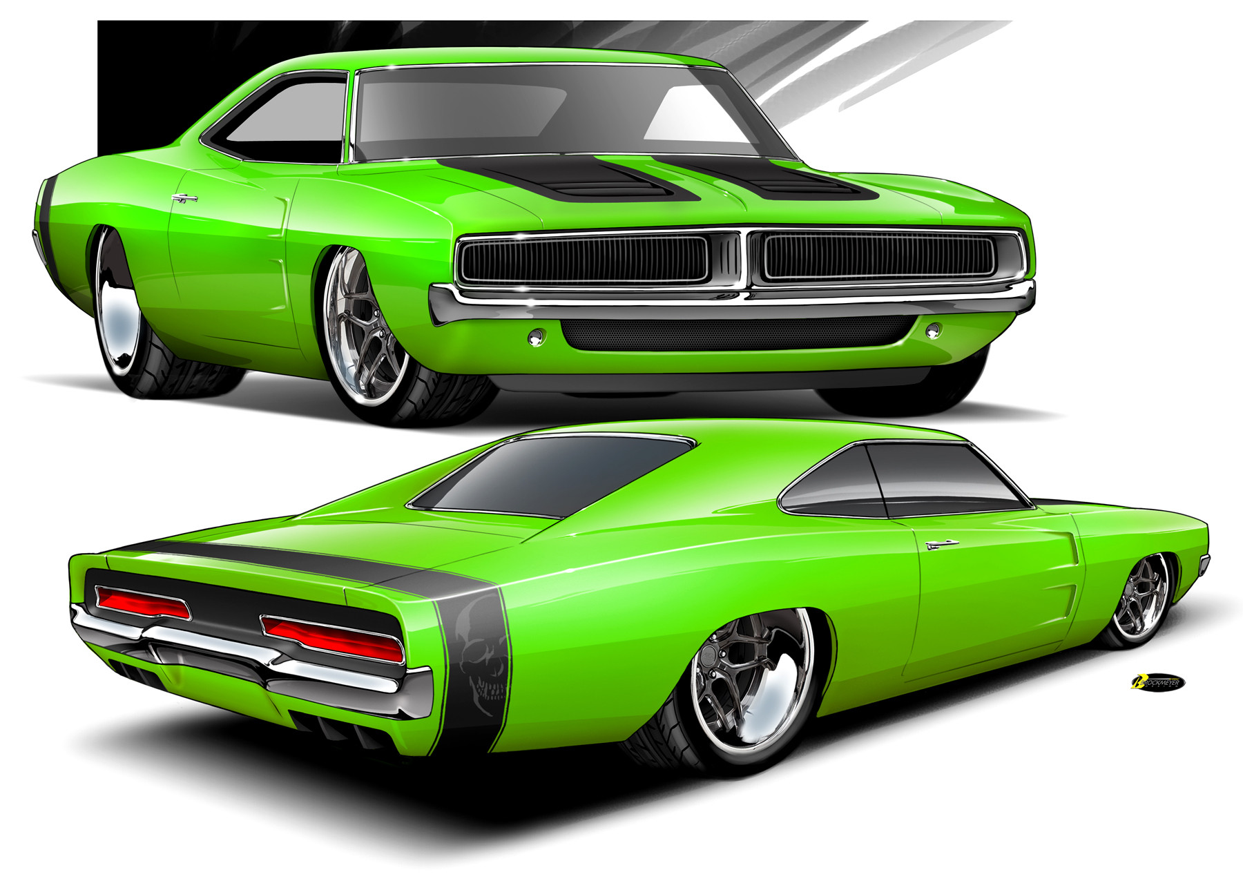 Muscle Rod Charger 68-70