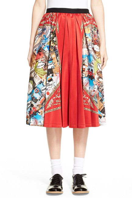 Comme des Garcon scarf print skirt $479.97