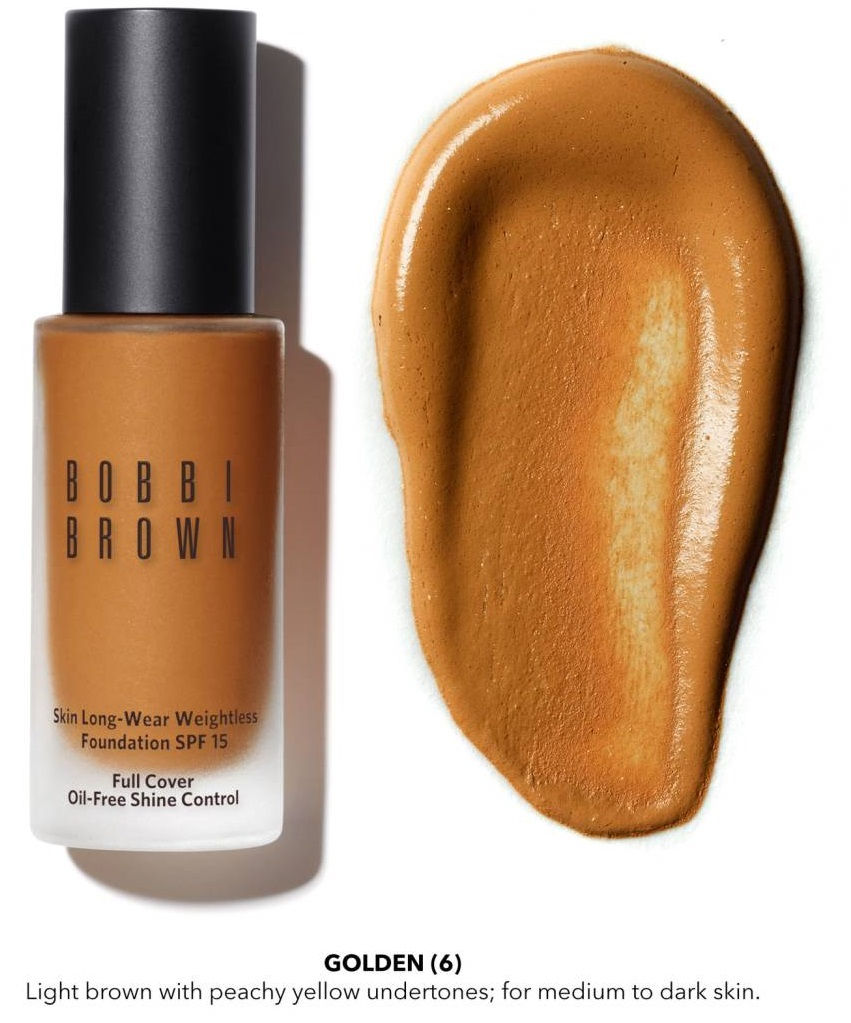 Bobbi Brown Skin Long-Wear Weightless Foundation SPF 15 $46 - comes in 23 shades