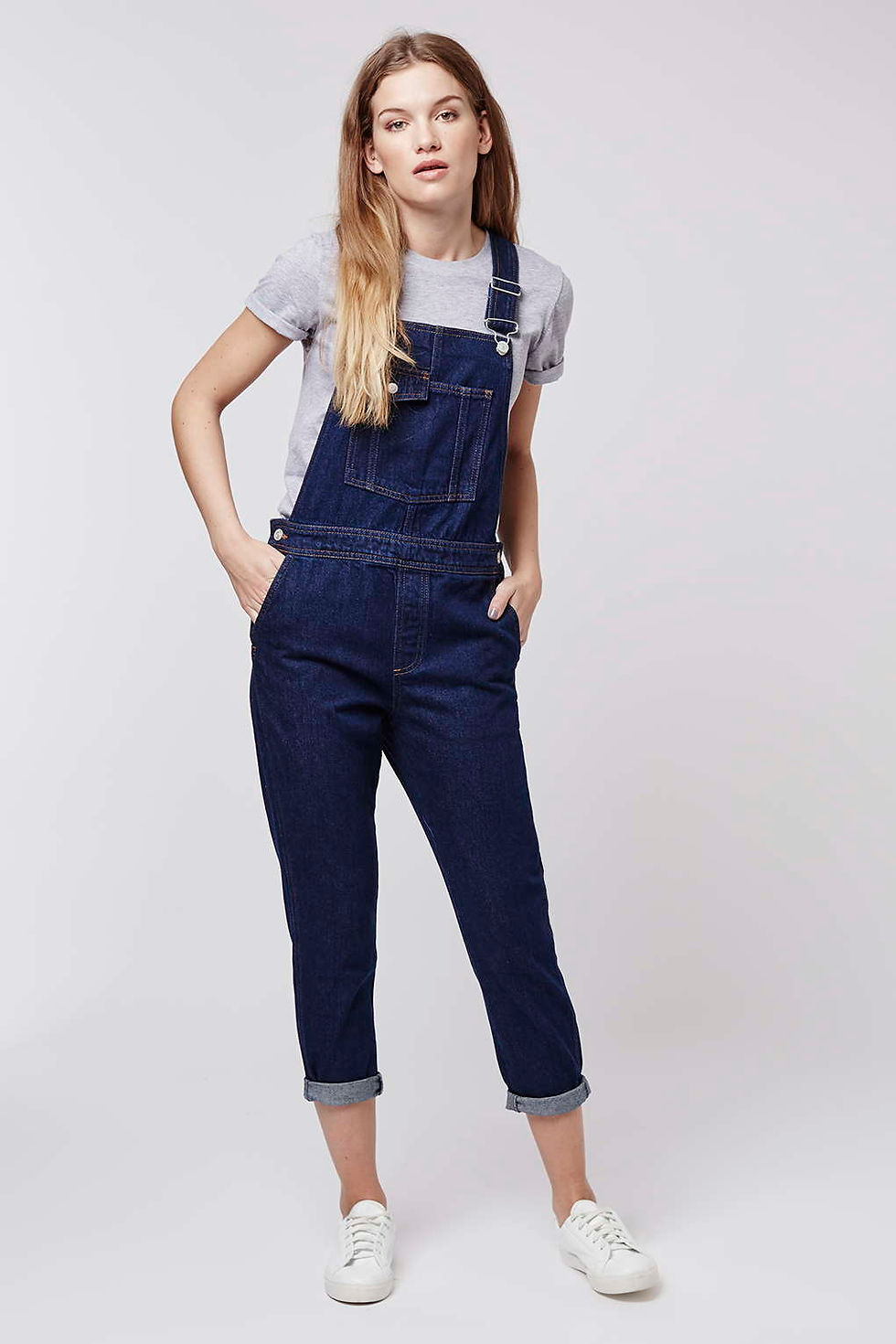 Topshop Moto Indigo Dungarees-$90