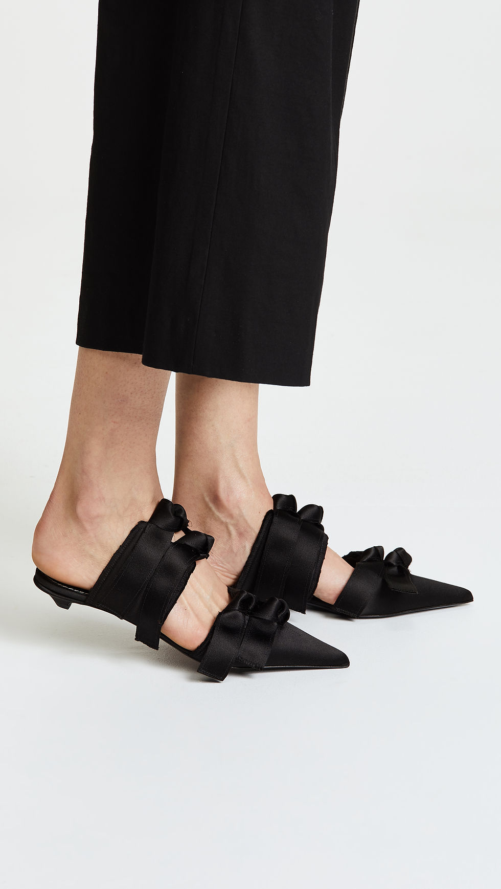Proenza Schouler Pointed Kitten Heel Flats $435