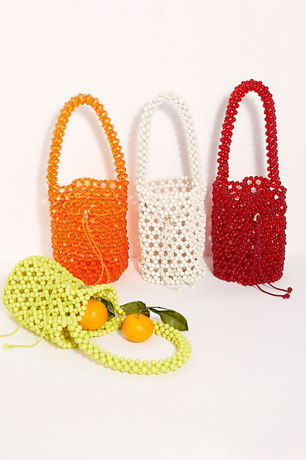 She's So Fun Beaded Bucket Bag $48