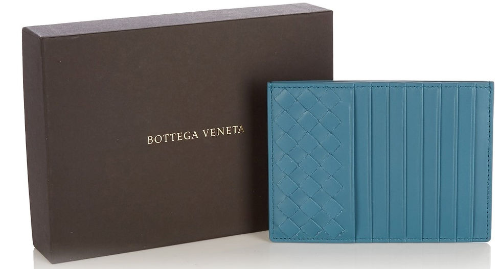 Bottega Veneta Intrecciato leather cardholder $320