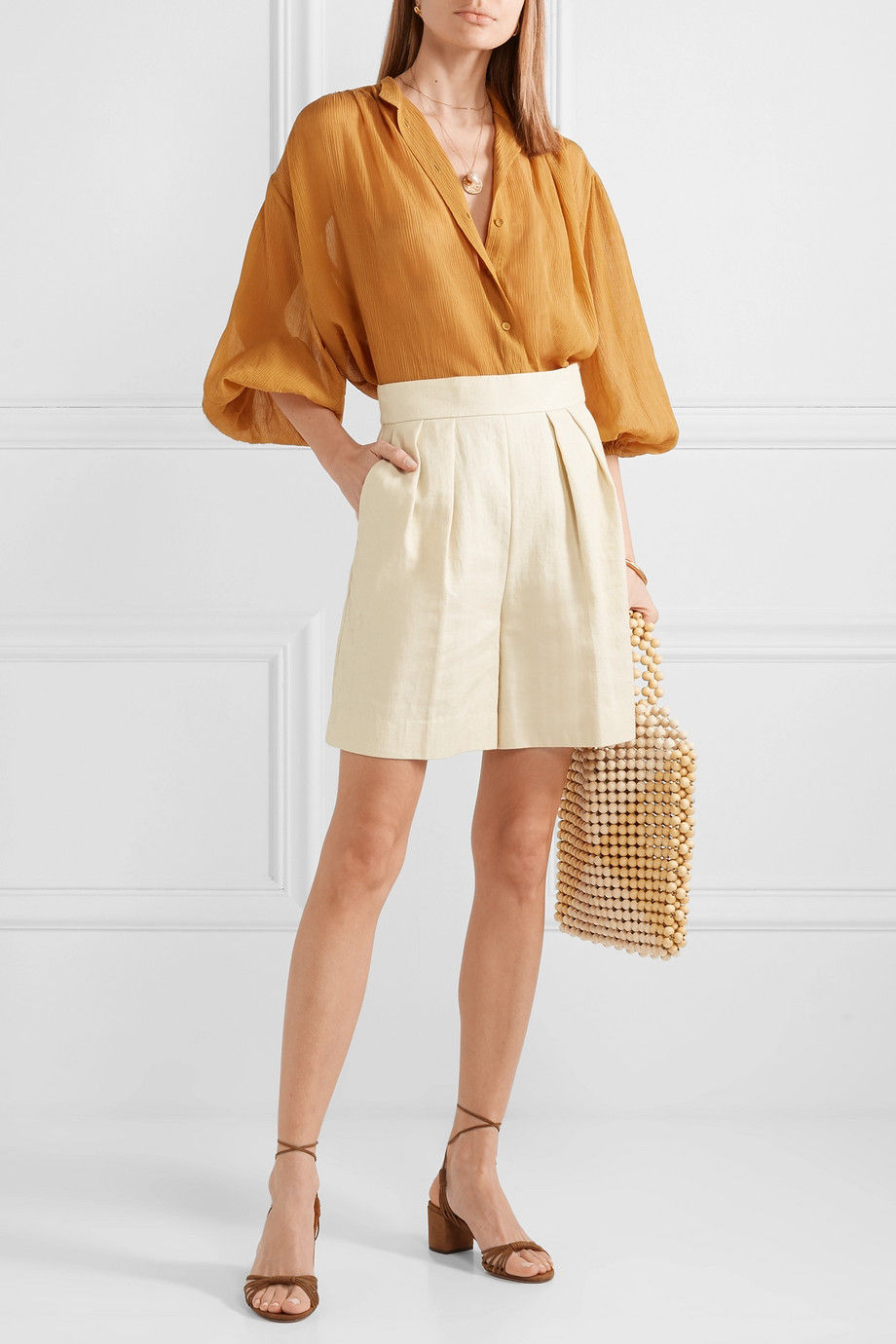 Aquazzura Mescal 50 suede sandals $392.50